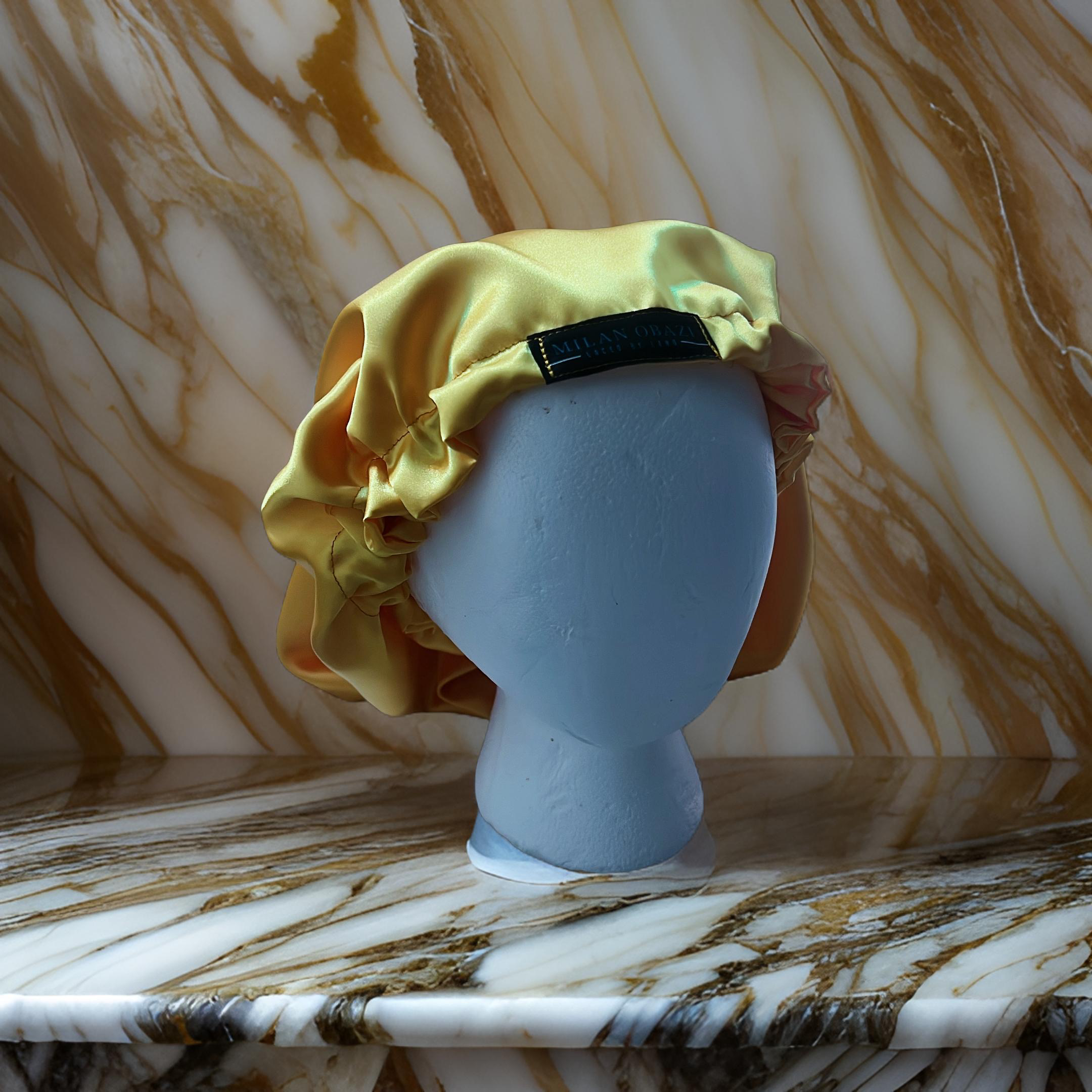 Adult Custom Adjustable Yellow Bonnet
