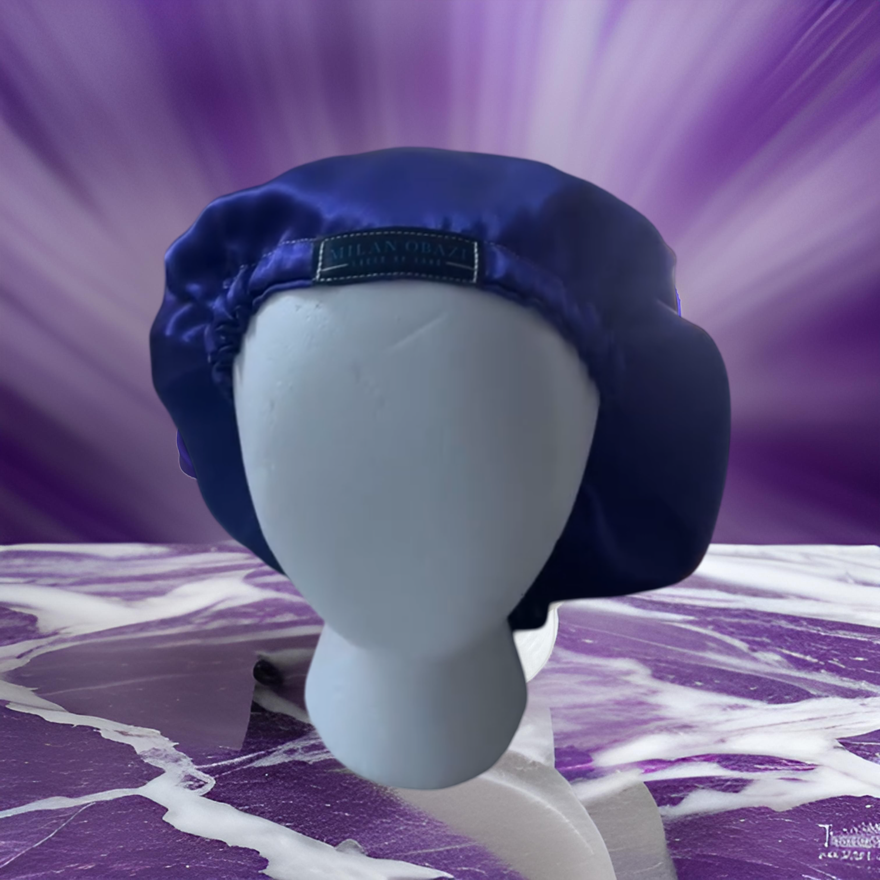 Adult Custom Adjustable Purple Bonnet