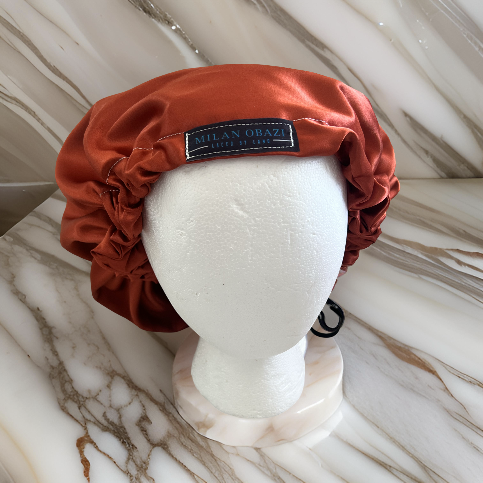 Adult Custom Adjustable Burnt Orange Bonnet